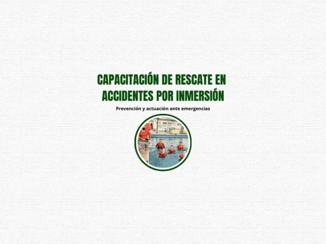 Capacitación en Rescate en Accidentes por Inmersión