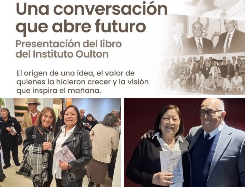Gladys Santillán participó de la presentación del libro del Instituto Oulton
