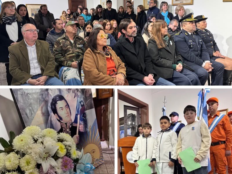 Villa del Totoral conmemoró el paso a la inmortalidad del General San Martín