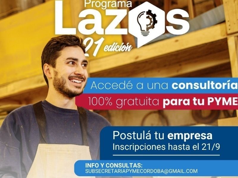 Programa Lazos: consultorías gratuitas y asistencia técnica para MiPyMEs