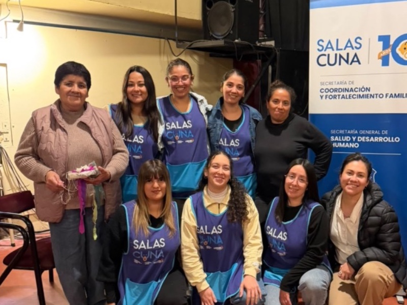 Personal de Salas Cuna participó de una capacitación sobre el cuidado de la primera infancia